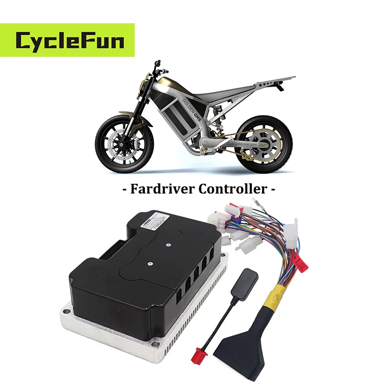 

48V-96V FarDriver 3KW-6KW ND96450 DC 170A Sine Wave Motor Controller With Bluetooth For Electric Motorcycles Scooter Accessories