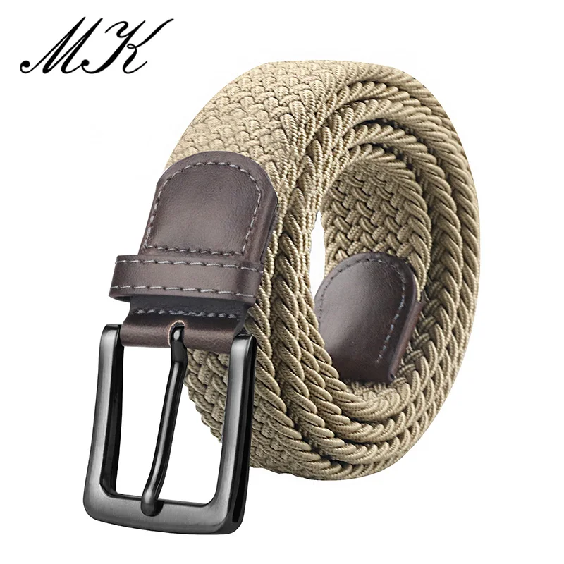 MaiKun Canvas-Gürtel für Herren, modisch, Metall-Dornschließe, militärischer taktischer Riemen, männlicher elastischer Gürtel für Hosen, Jeans
