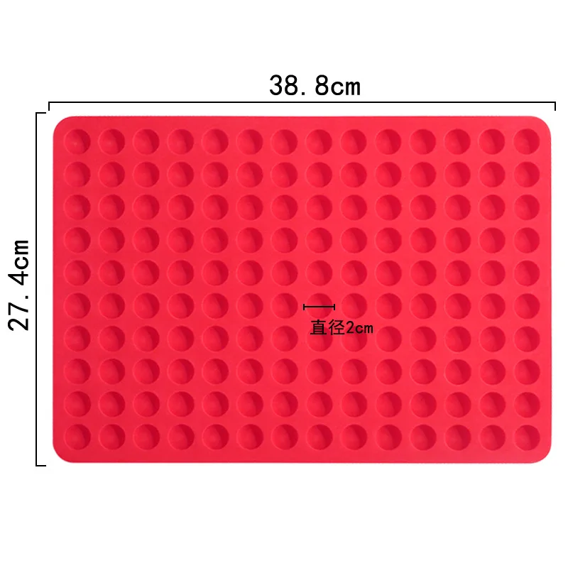 Mini Runde Silikonform Herz Backmatte Schokolade Tropfen Hund Haustier Leckereien Pan Halbkugel Gummibonbons Süßigkeiten Kekse Form Eiswürfelform – Detail 4