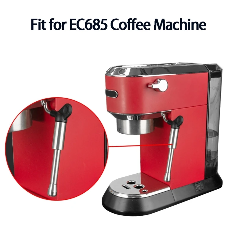Metal Steam Nozzle Coffee Machine Component for EC685 Espresso Machines Offers Steam Output and Consistent Results