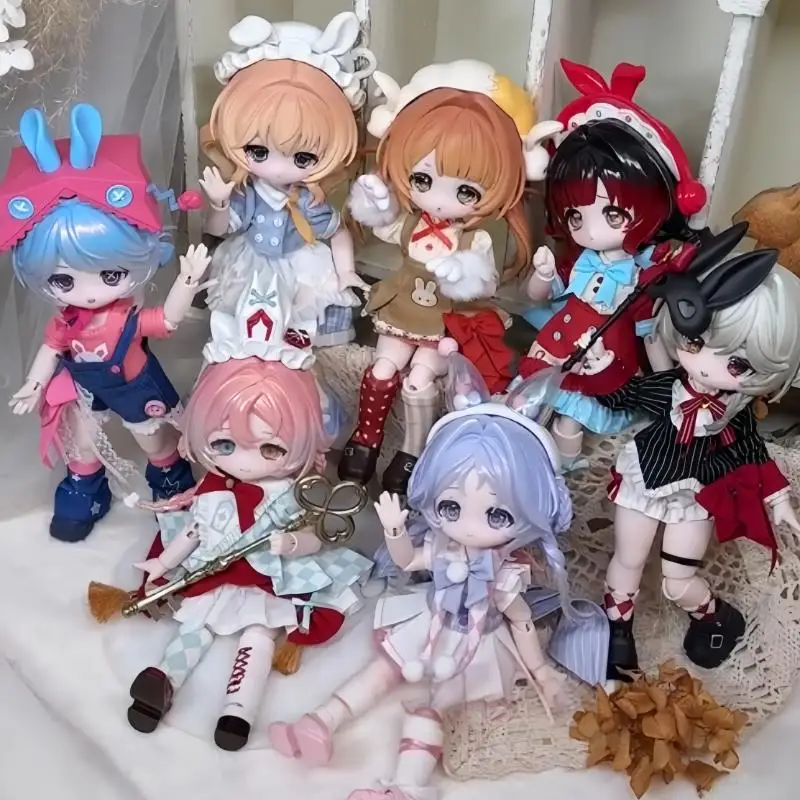 COME4FREE Official BJD Doll 6 Scale Articulated Rabbit Dream Box With Changeable Outfit Collectible Blind Box Decoration Figure