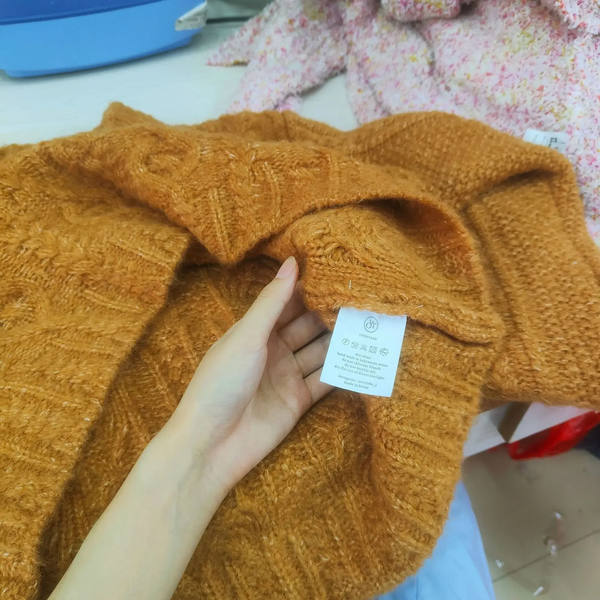 Women Wool Blend Cable Knitting Crew Neck Warm Sweater 2023 Winter Chic Classic Pullover Korean Fashion
