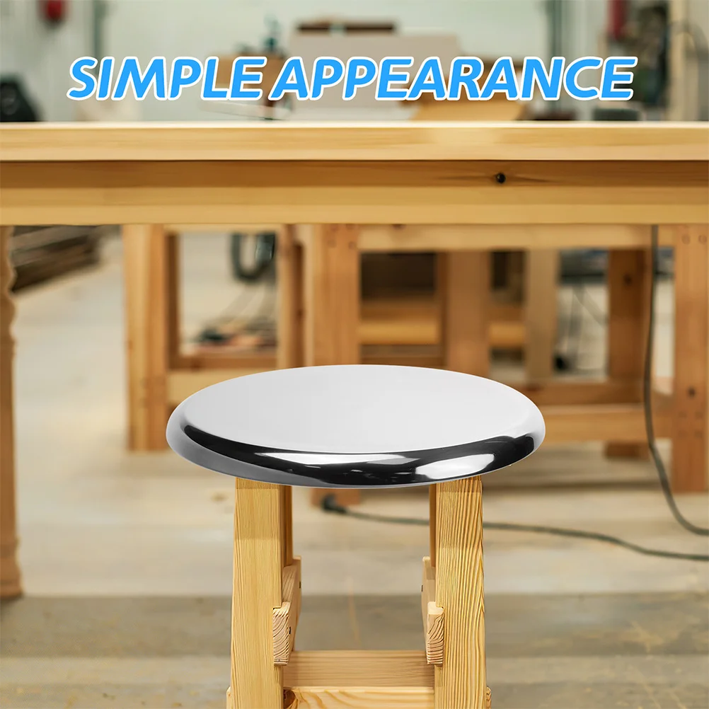 

Stool Replacement Seat Stainless Steel Round Metal Seat Scratch-Resistant Bar Chair Seating Part for Restaurant Hotel