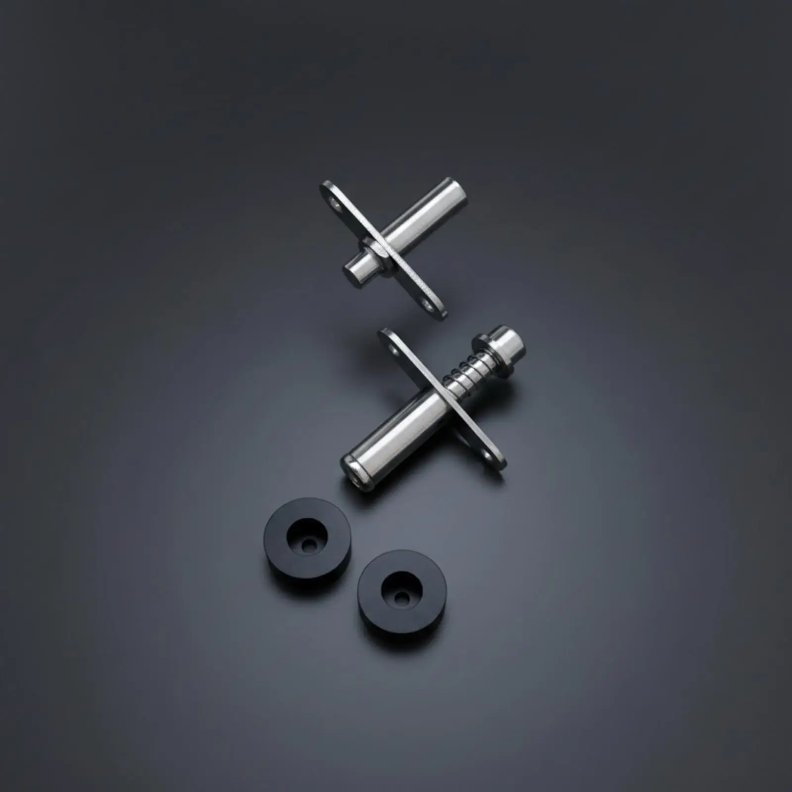 Rotating Hinge Hardware Assembly Space-Saving Cylindrical Hinge Hardware Set Slim for Interior Partition Projects