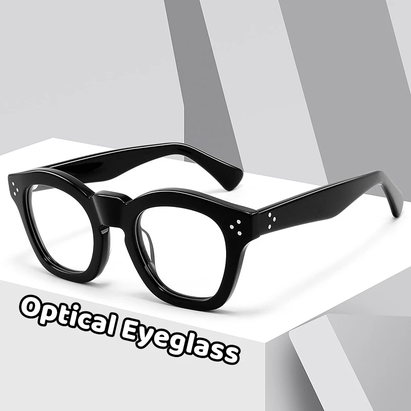 

New Large Square Anti Blue Light Glasses Full Frame Retro Women Men Optical Computer Eyeglasses Frames Decoration Fake Eyewear