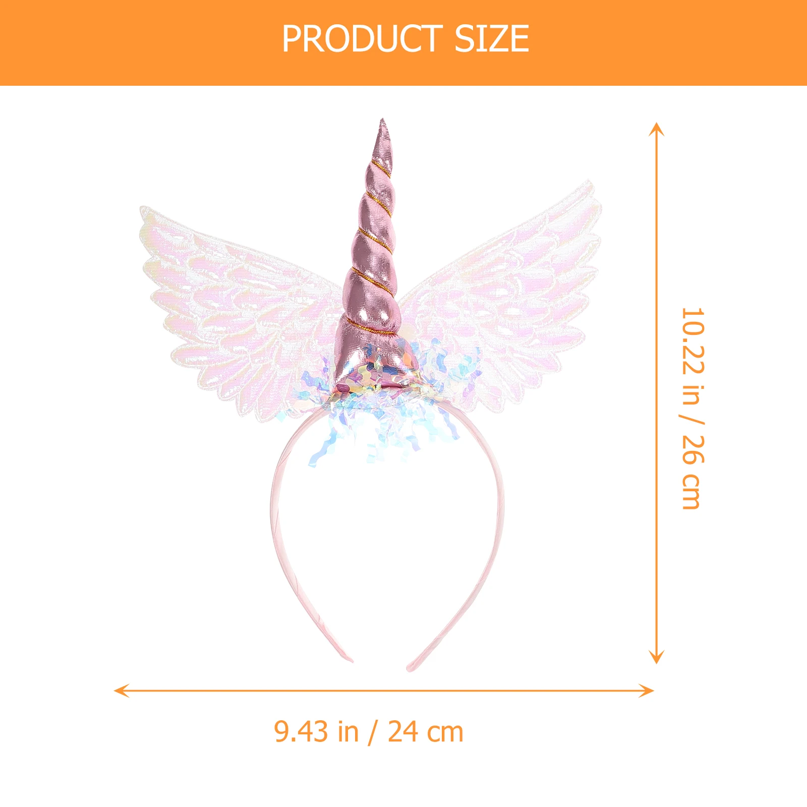 

2pcs Unicorn Hairband Premium Comfortable Girls Kids Party Cosplay Fancy Dress Carnival Festival Birthday Decoration Accessory