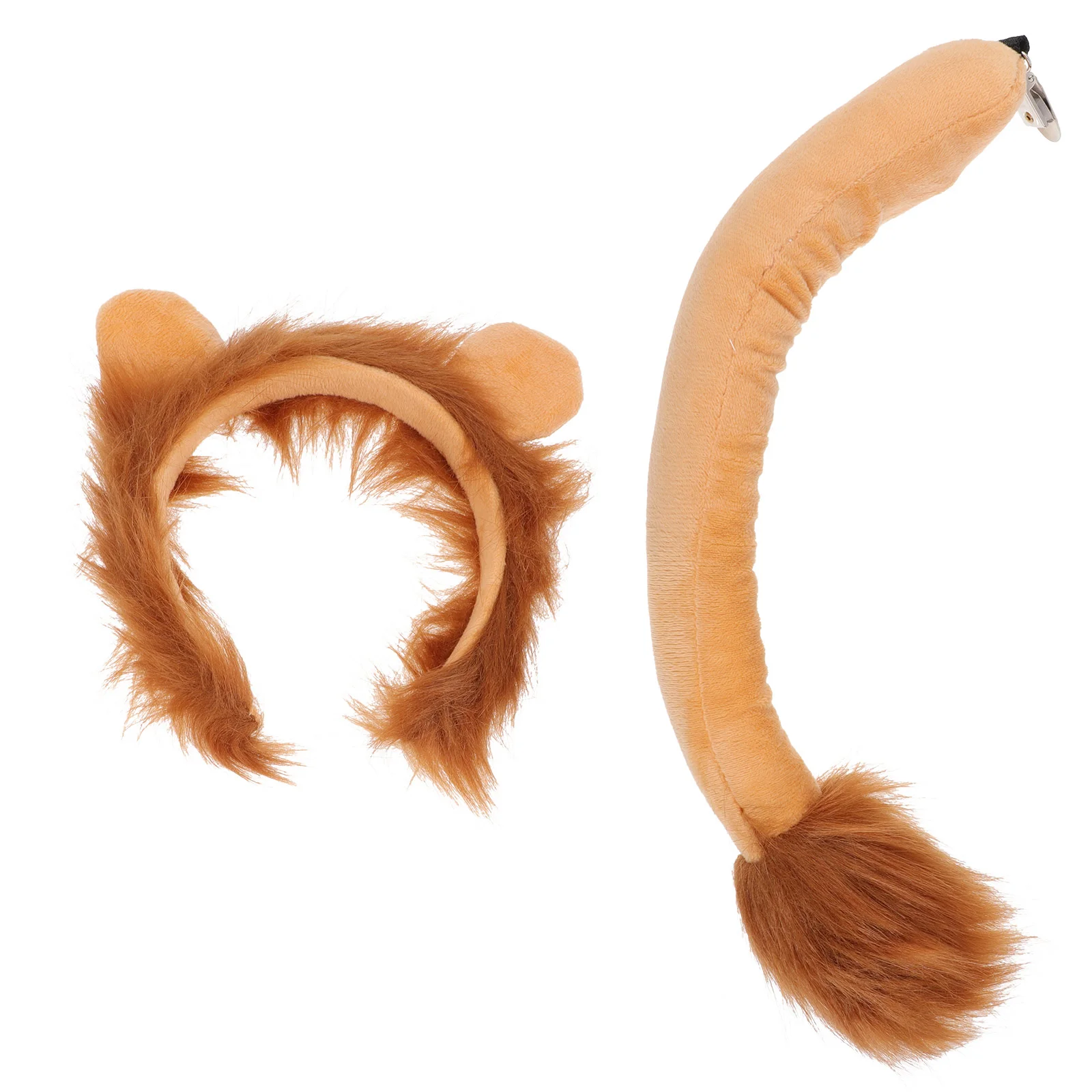 

Animal Headband Tail Plush Decor Female Hair Bow Tie Hairband Decorative Adorable Women Party Costume Festival