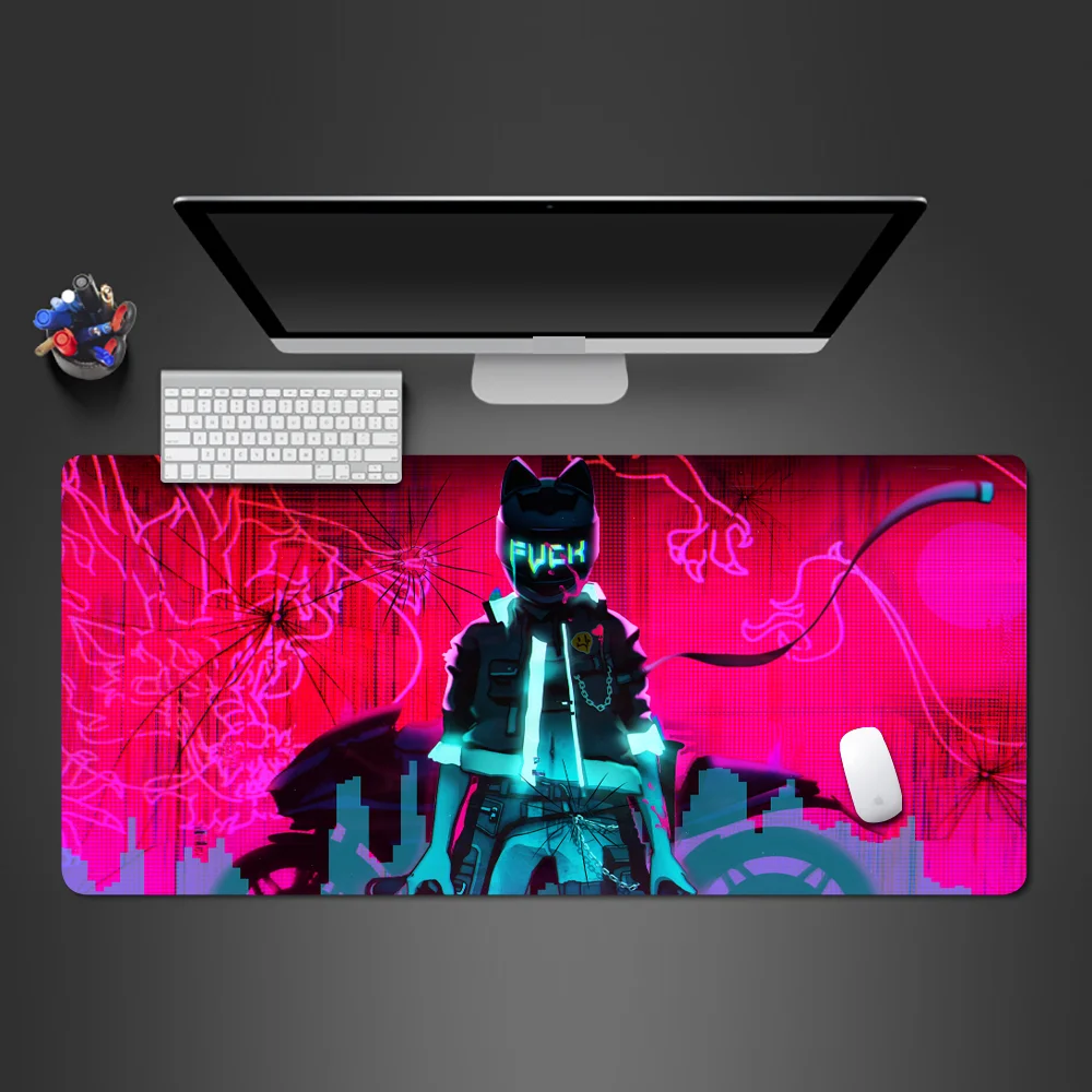 Mauma Pad Surface For Computer Mouse Desk Protector Big Mousepad XXL Mouse Mat Stitch Things Waterproof Gaming Rug Pad Long