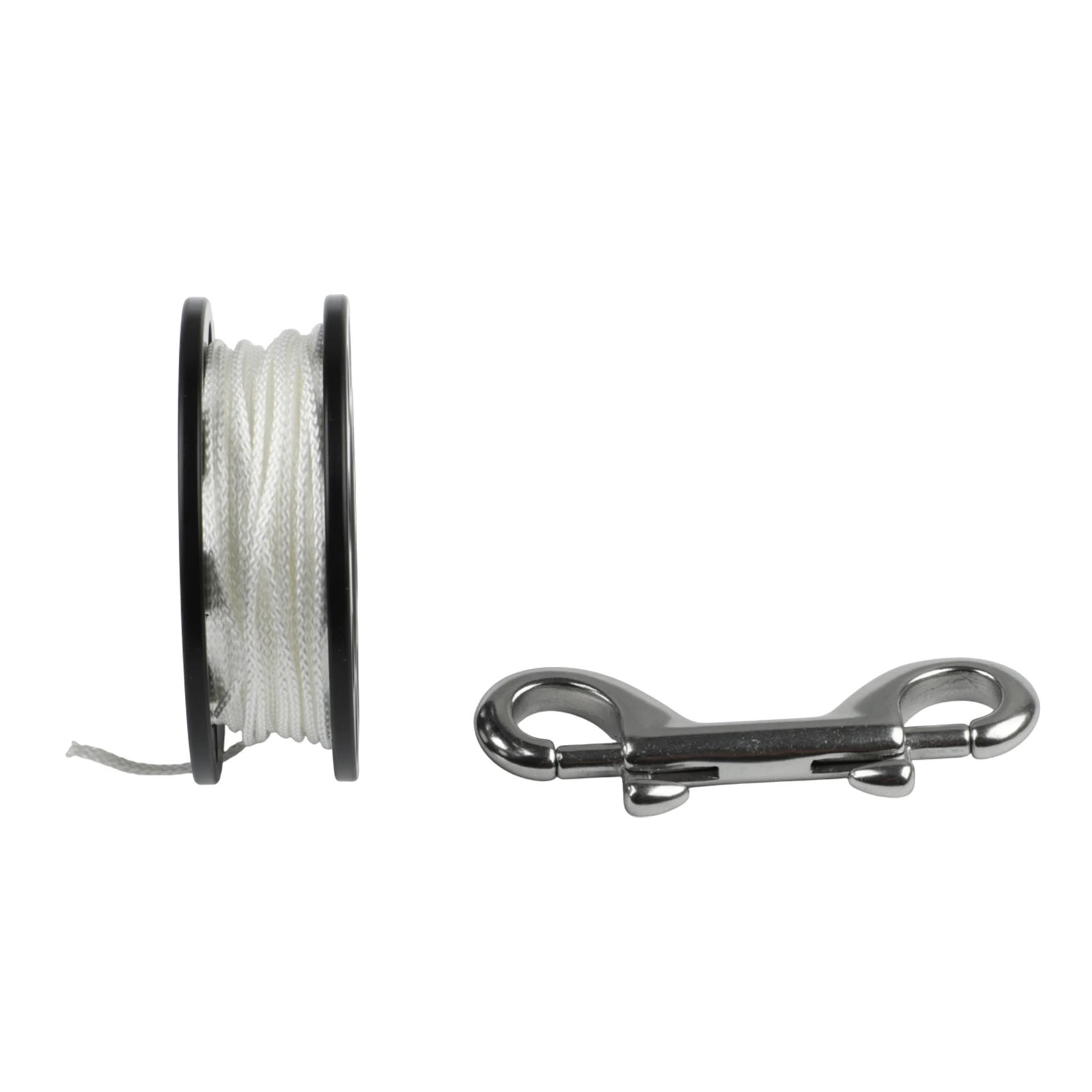 Lightweight Diving Spool for Reel 15M/30M/50M Lengths with 90mm Double Hook Snap for Easy Deployment and Retrieval Underwater
