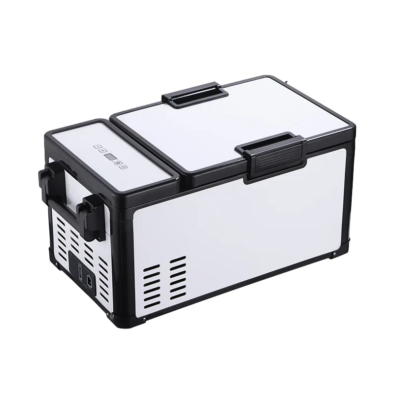 

12V24V car compressor refrigerator, cross-border household dormitory refrigeration 25L/30L car refrigerator