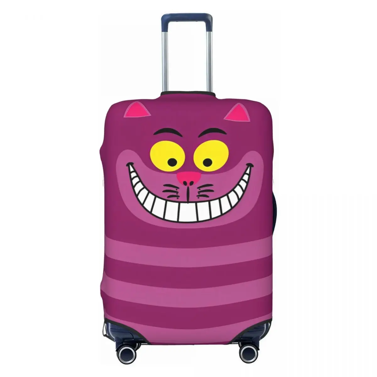

Kawaii забавный чехол для чемодана с Чеширским котом, праздничный дорожный эластичный чехол для багажа, протектор