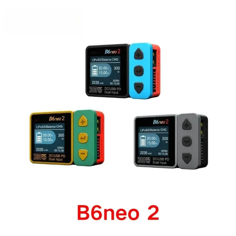 B6neo 2 DC 300W 15A PD Dual Input Multi Functional Smart Charger For RC Model Aircraft Vehicle Parts