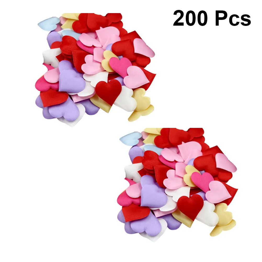 

200 Pcs Love Hand Throws Flowers Sponge Heart Confetti Petals Artificial Wedding Decor