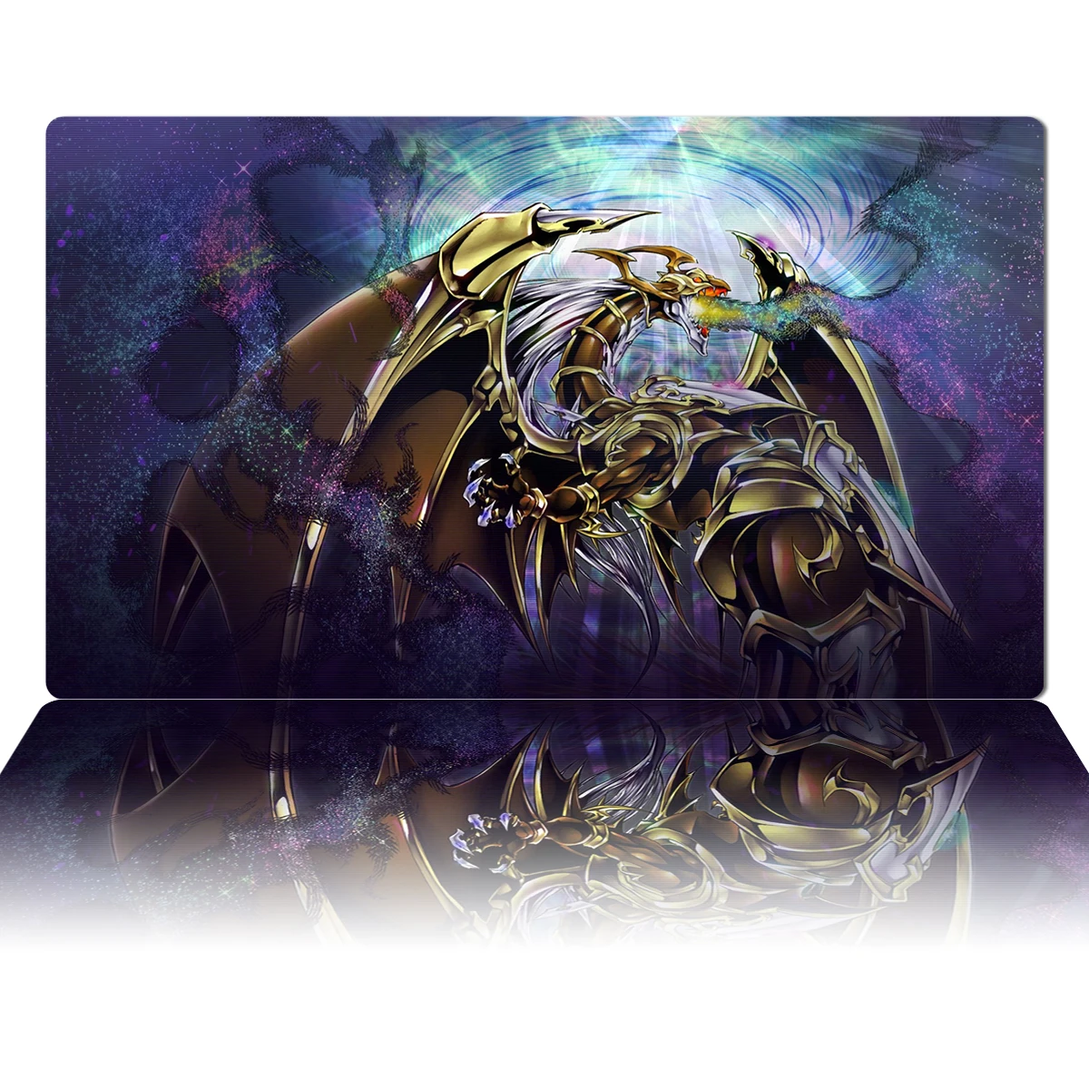 YuGiOh Playmat Ten Thousand Dragon TCG CCG Mat Trading Card Game Mat Board Game Duel Mat Rubber Mouse Pad Zones Free Bag 60x35cm