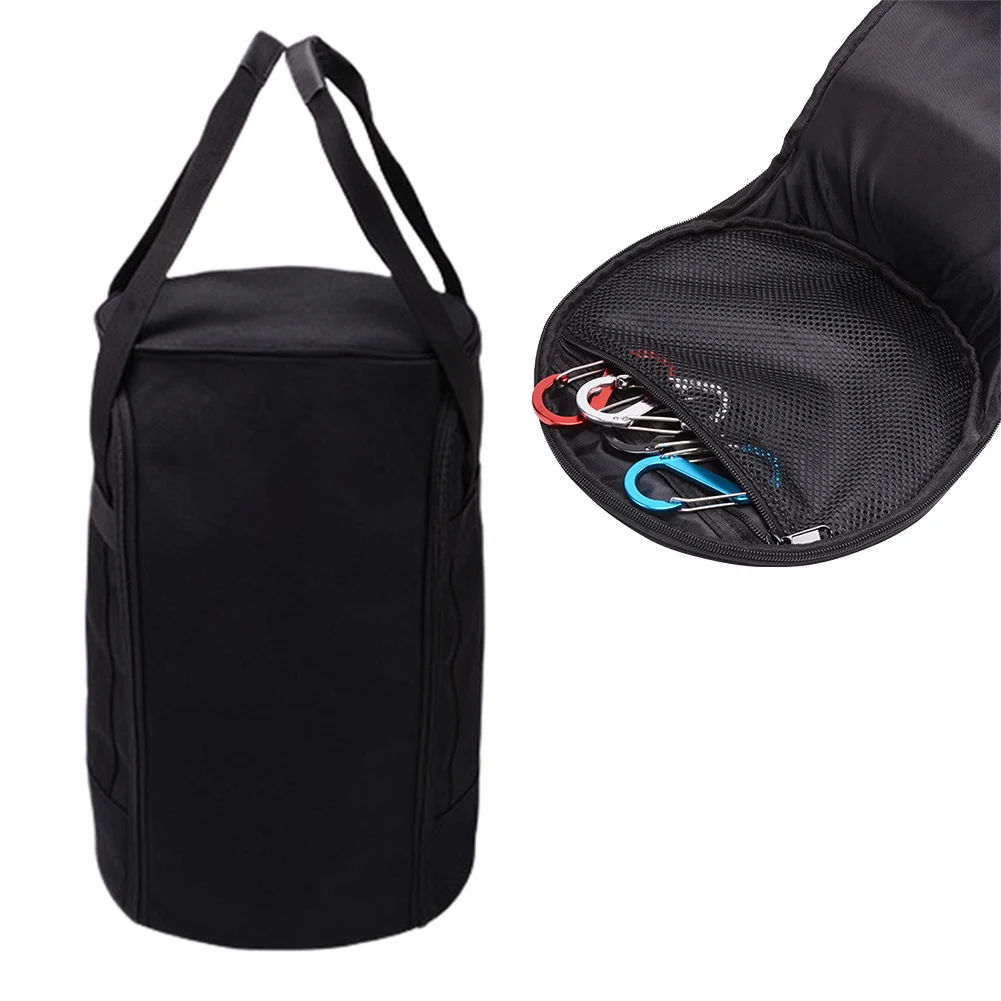 /Small /Gas /Cylinder Integrated Furnace Storage Bag 900D Polyester Wear Resistant For Splash Proof With Mesh Pocket And Leather