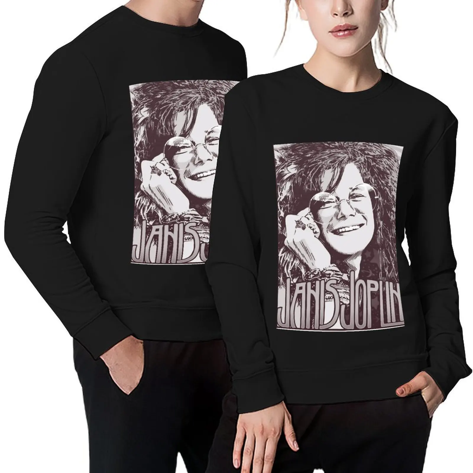 

Janis Joplin Pullover winter clothes men's clothing men's coat tracksuits men's sweatshirts