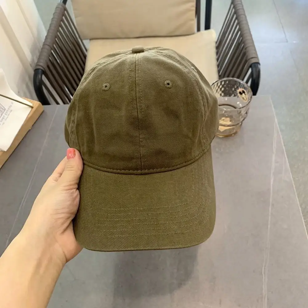 Fashion Cotton Baseball Cap Men Women Letter Embroidery Hat Adjustable Sunshade Casual Breathable Wide Brim Streetwear Cap view 3