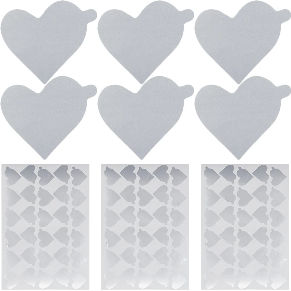 

3 Bags Heart Shape Lash Holder Disposable Eyelash Grafting Pad Extension Glue Pallet Durable Lash Extension Supplies