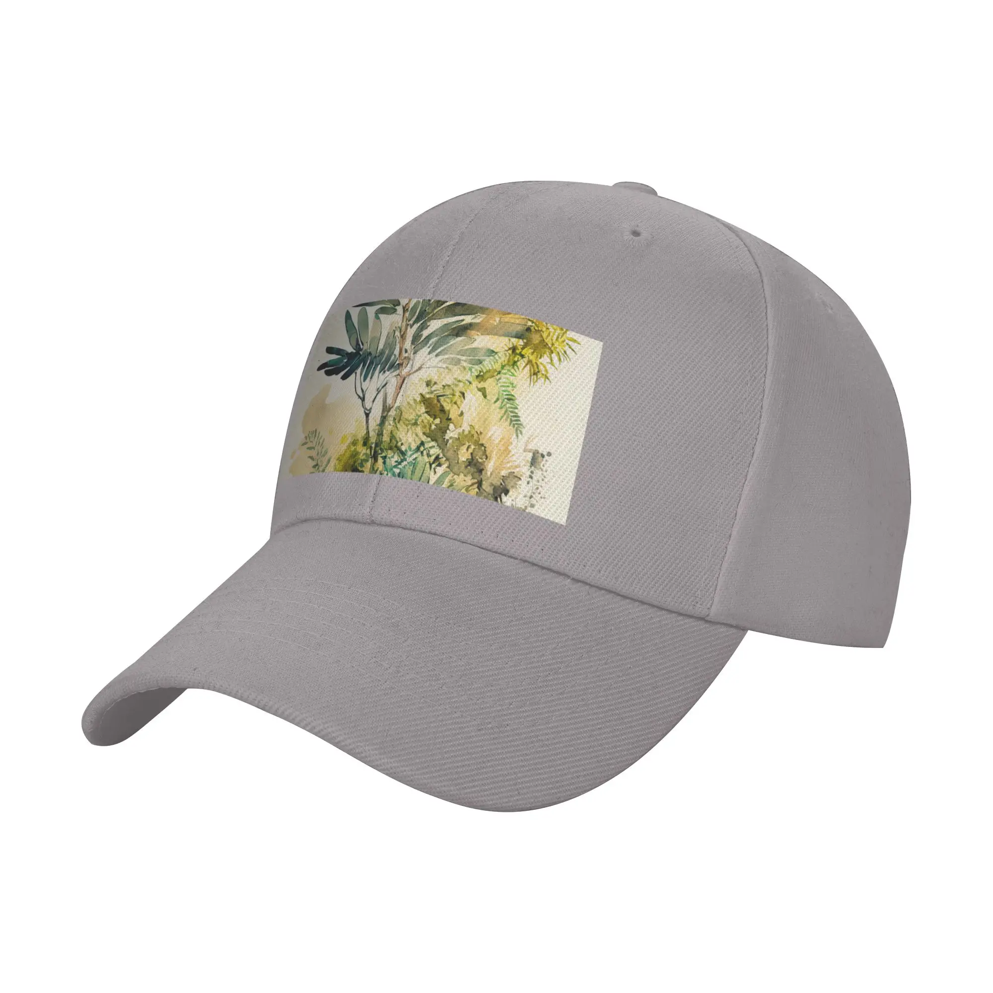 Hot Sale Summer plants watercolor Baseball Cap  One Size Fits All Sun Visor Hat  Hiking Sun Visor Hat
