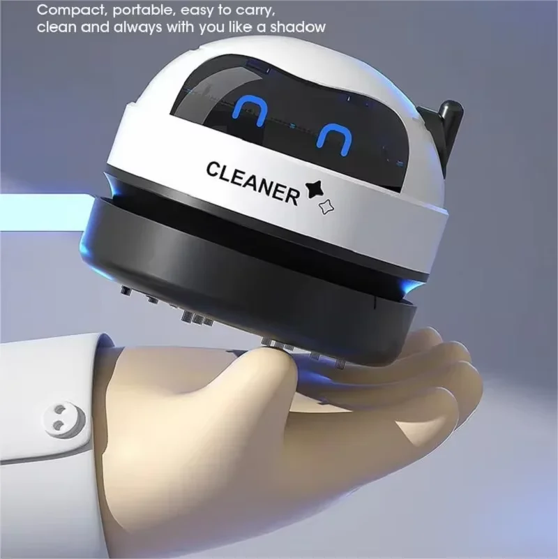 Пылесос настольный мини-перезаряжаемый автомобильный пылесос, автоматическая резиновая стружка и пылесборник для клавиатуры для портативной уборки