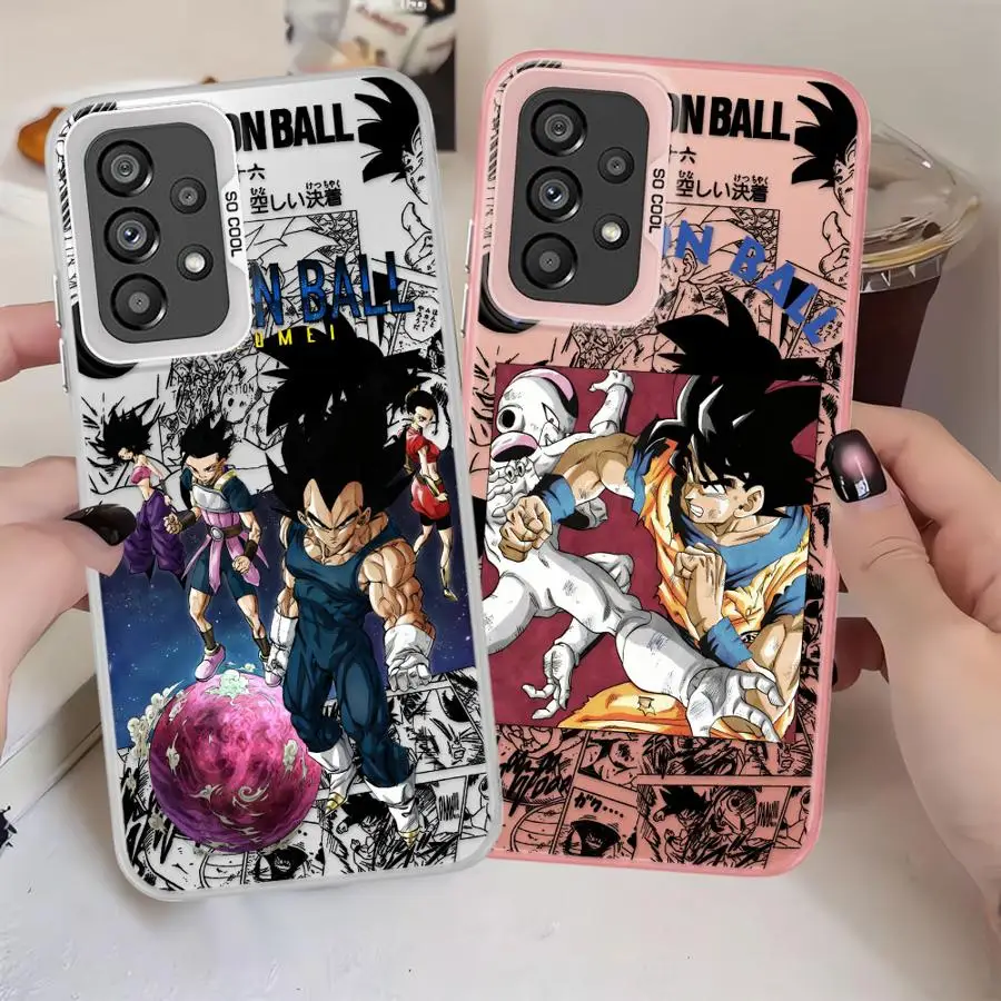 لعبة دراغون بول كاريكاتير فيغيتا غوكو قضية الهاتف لسامسونج غالاكسي A23 A16 A34 A14 A25 A12 A22 A24 A13 A32 A15 لينة قذيفة