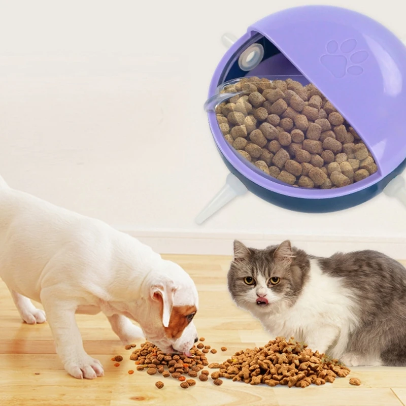 Pet Milk Dispenser Dog Cats Feeding Bowl for Small Animal Whelping 4 Nipples A0KC