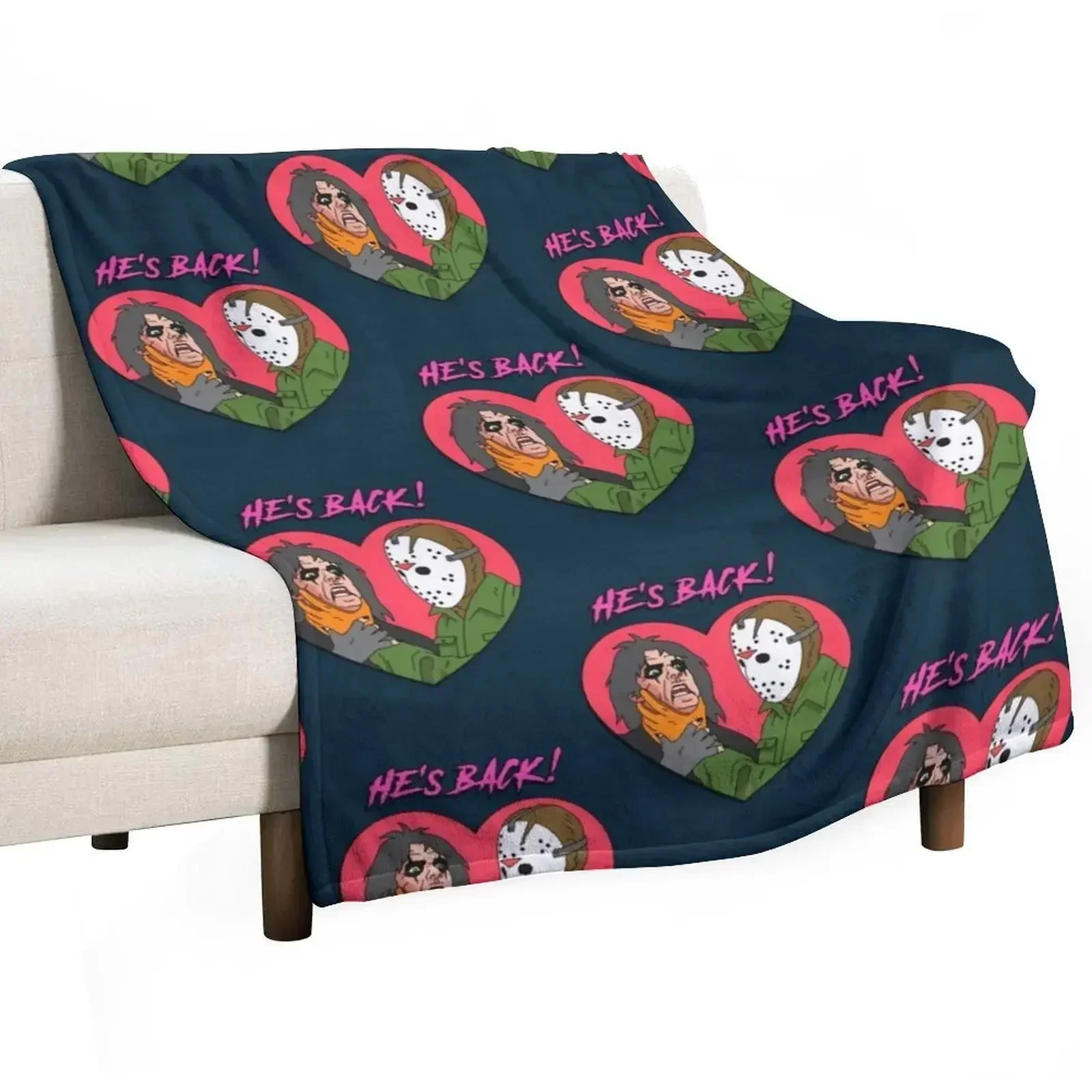 Alice Cooper Throw Blanket Fashion Sofas bed plaid Large Quilt Blankets