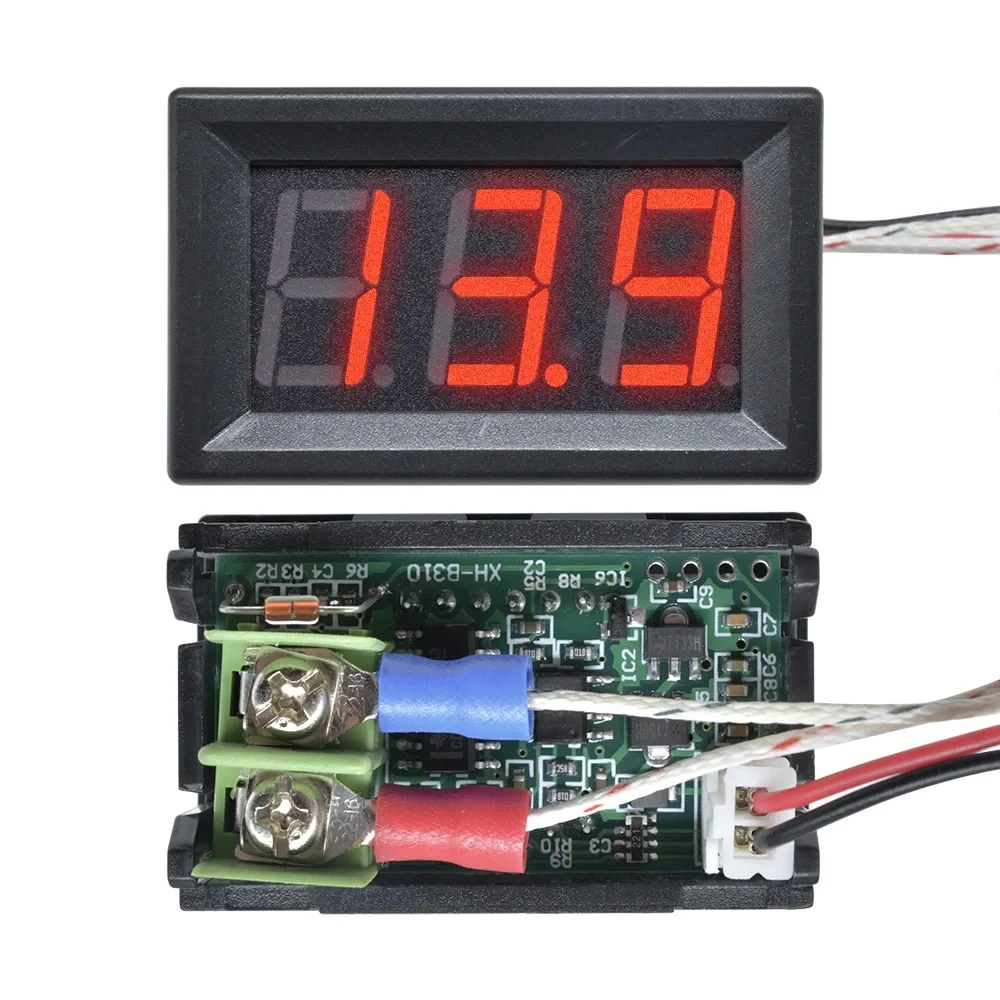 Industrial High Temperature K-Type M6 Thermocouple Thermometer 12V -30~800 Degree Digital Temperature Meter Tester XH-B310