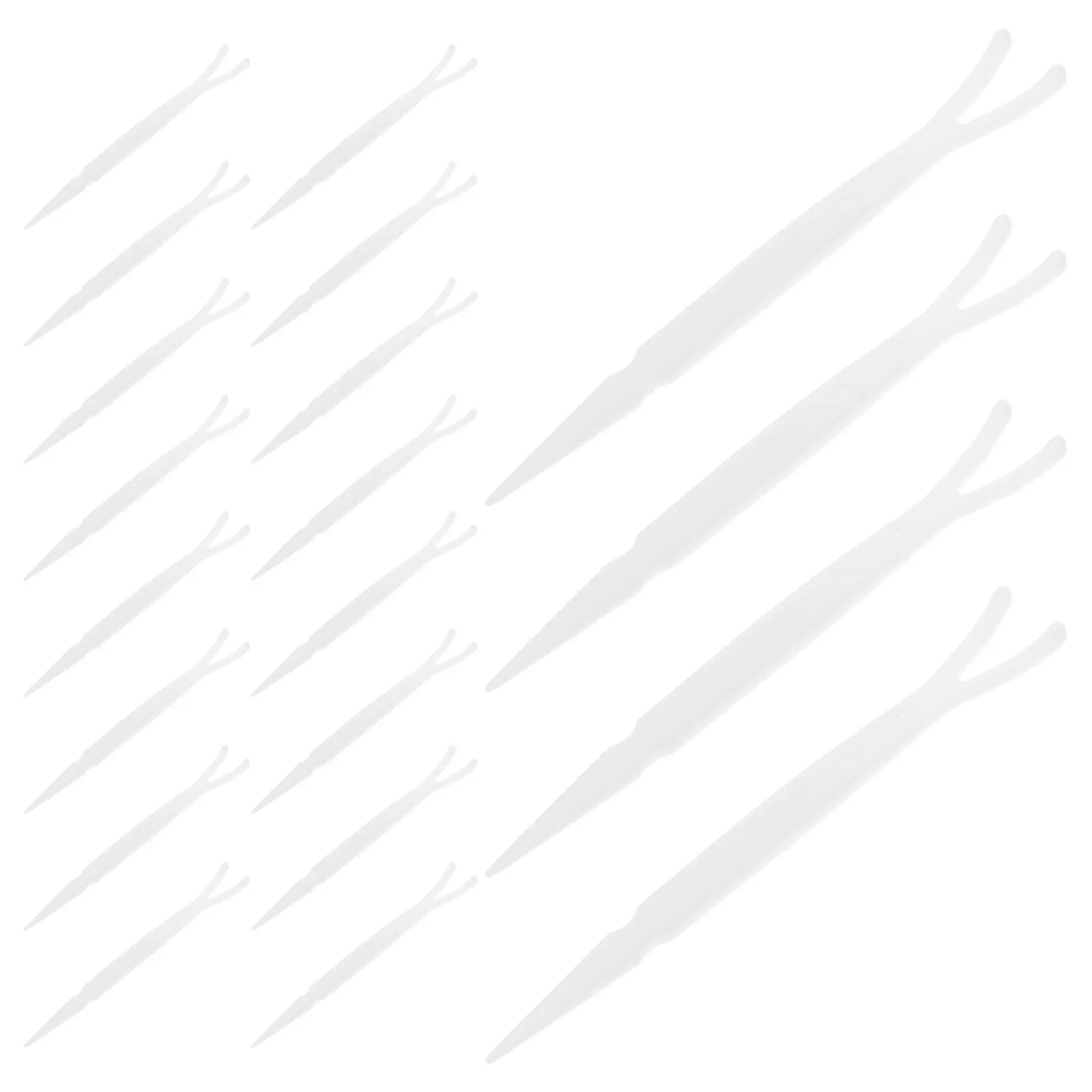 100개입 쌍꺼풀 시술용 좁고 뾰족한 Y자형 막대, 정밀한 눈화장 시술 및 쌍꺼풀 테이프 부착 도구