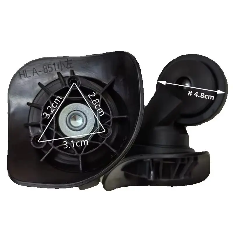 Wear Proof HL A-851 Suitcase Wheels Replacement Luggage Wheels for Travel Trolley Case