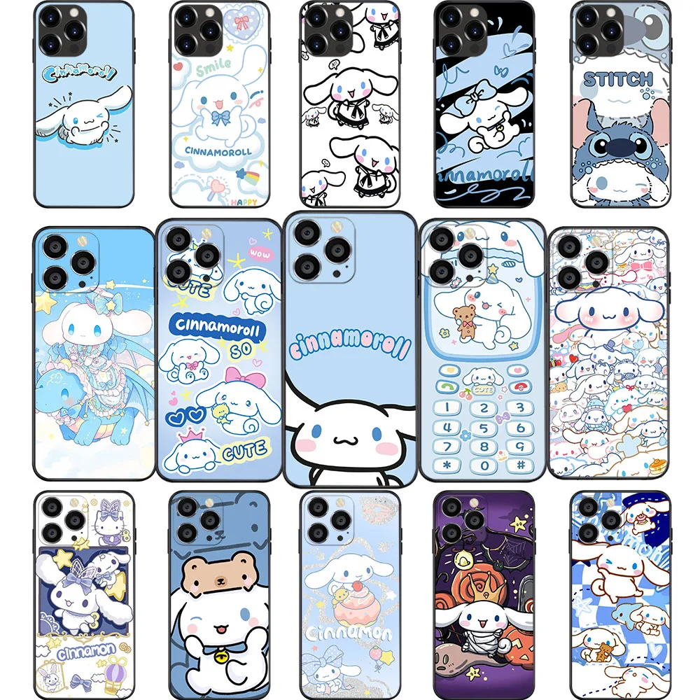 AI-20 Sanrio Cinnamoroll Soft Case for Moto E7 E7i G G9 G10 G20 G30 G50 G60S G40 G60 G51 G41 E32 Power Plus Play