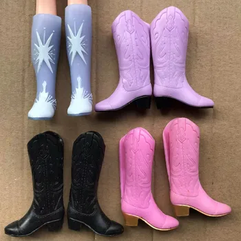 Licca botas de boneca coloridas, longas e macias, decorações de boneca, acessórios fofos, sapatos de skate, vermelho, preto, rosa, roxo, botas, sandálias