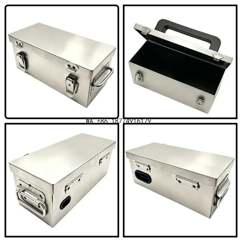 wmwmnu Custom stainless steel lithium battery safety box Fireproof metal lithium battery safe for battery storage andODM OEM