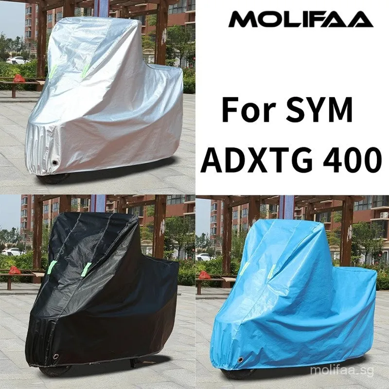 

Для мотоцикла SYM ADXTG 400, водонепроницаемый солнцезащитный чехол-оксфорд, уличный дождевик, пылезащитный защитный чехол для тела, аксессуары
