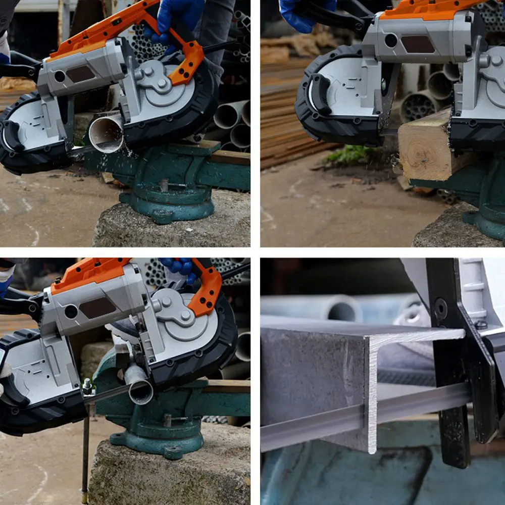 1100W Metal and Woodworking cutting machine R2103-1/T Band saw machine stainless steel sawing machine Cutter without base