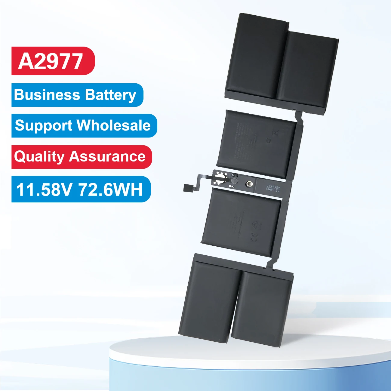 A2977 Replacement Laptop Battery for MacBook Pro 14-inch M3 MAX/ PRO Late 2023 A2992 EMC 8407 11.58V 6269mAh/72.6WH