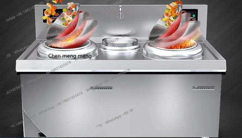 M138 Commercial Induction Cooker High Power Hotel Canteen Double Burner Induction Cooker Stir-fry Cooker