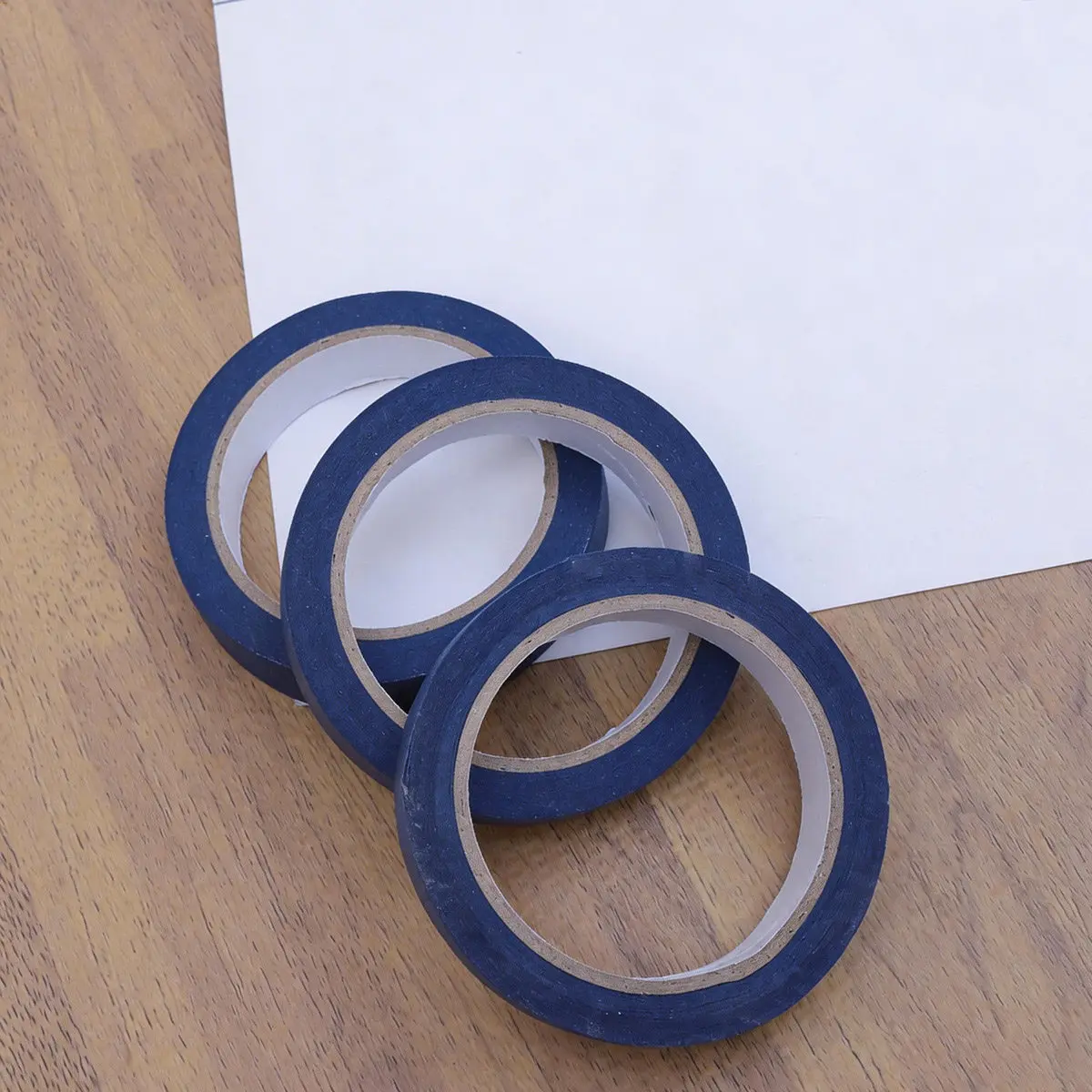 3pcs Blue Rubber Color Separation Masking Tape – UV & Heat Resistant, Indoor/Outdoor Use, Textured Adhesive