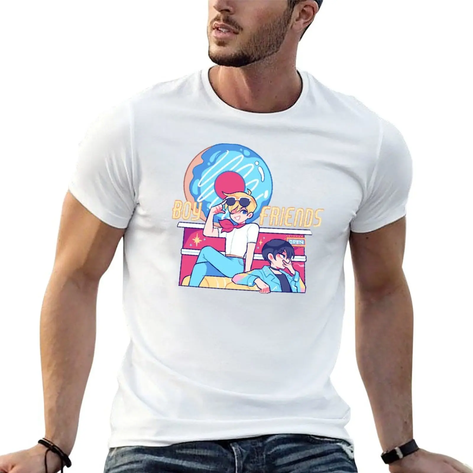 

Boyfriends webtoon T-Shirt t shirt custom print anime tshirt T-Shirt