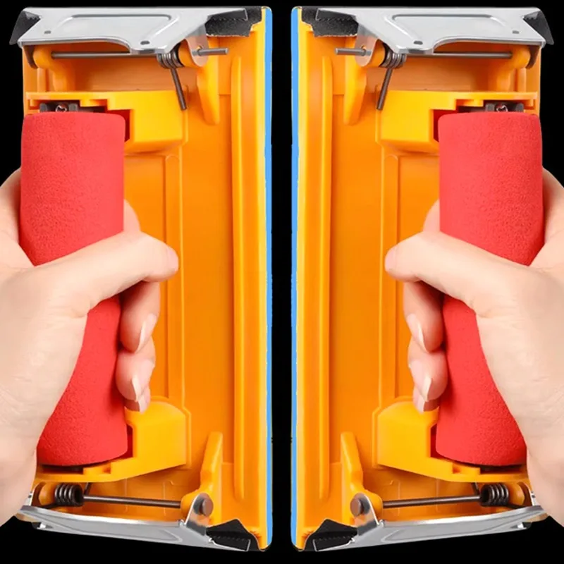 

Sandpaper Holder with Sponge Handle Manual Hand Sanding Block for Drywall Wood Metal Furniture Polishing Wall Sanding Supplies