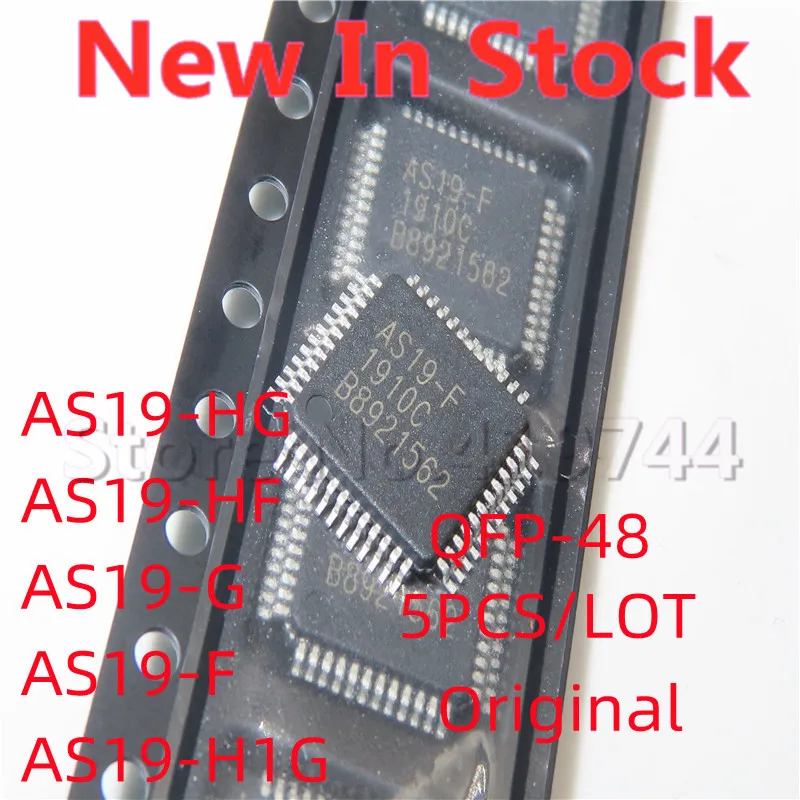 5PCS/LOT AS19-H1G AS19-H1F AS19-HG AS19-HF AS19-G AS19-F QFP-48 LCD logic board IC NEW In Stock