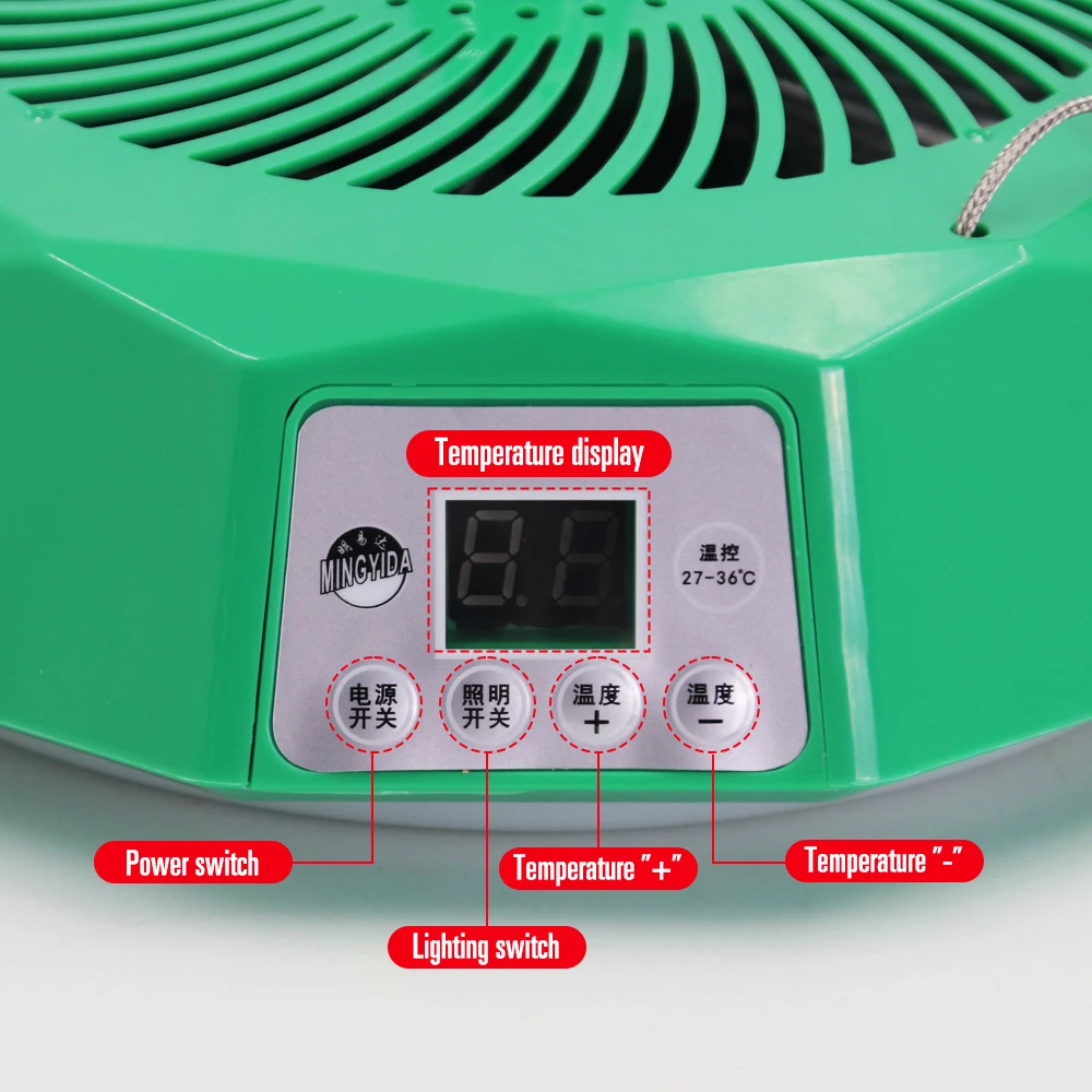 220v pet lâmpada de aquecimento inteligente animal luz quente pet controle temperatura incubadora aves pintinho levantando lâmpada aquecimento