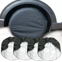 4PCS 27-32 inch Car Tires Storage Bag Wheel Tire Covers Case Vehicle Wheel Protector for RV Truck Car Camper Trailer Wheel Cover