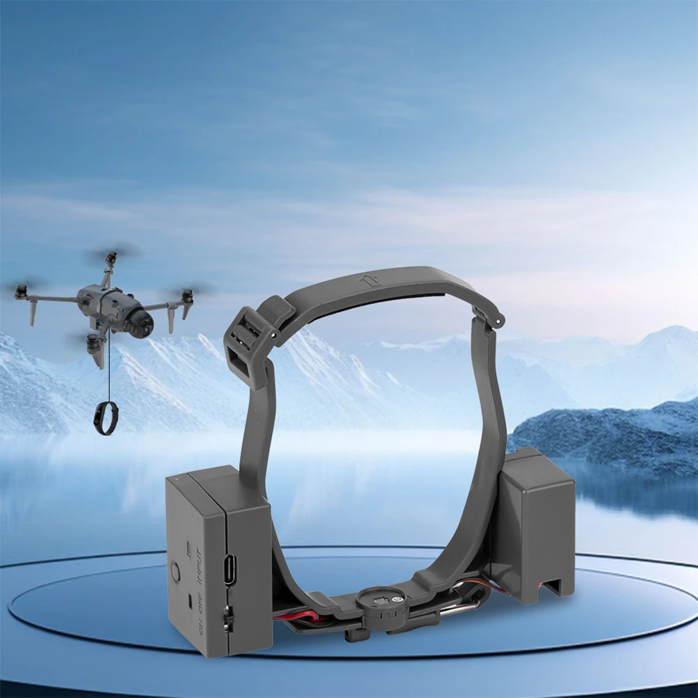 

For DJI Mavic 4 Pro Payload Airdrop System with Landing Gear Drone Deliver Tool Type-C Rechargeable Wedding Ring Gift Transport