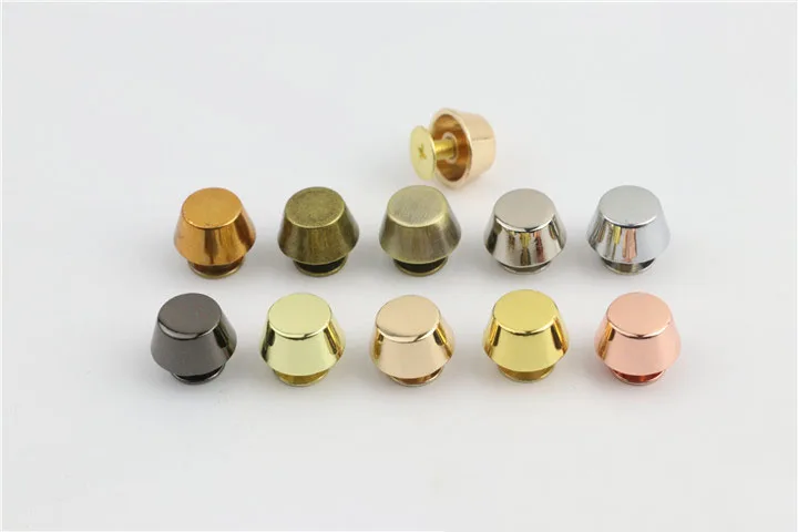 20sets Rose Gold Metall Hohe Qualität Leder Tasche Handtasche Geldbörse Unten Schutz Füße Nagel Stud Gürtel Screwback Taste Niet Spike – Detail 8