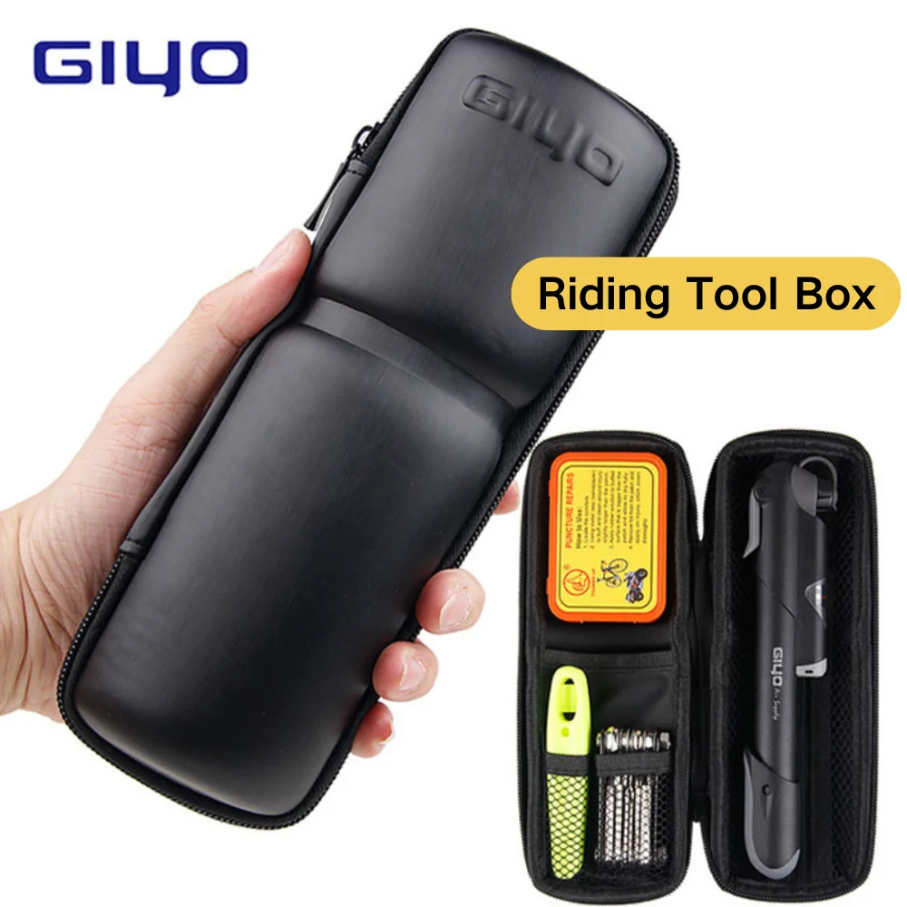 GIYO Cycling Tool Box with Tools MTB Bicycle Portable Capsule Boxes PT-08/PT-09 Apply Bottle Storage Repair Kit Bike Equipment