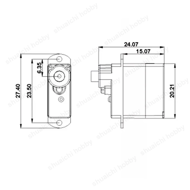 Servomotor Micro Digital de engranaje de Metal, 4,3G, alto Torque, 3,7-5V, 180 grados, para ala fija, modelo F3P, avión flotante de papel, 1 Uds.