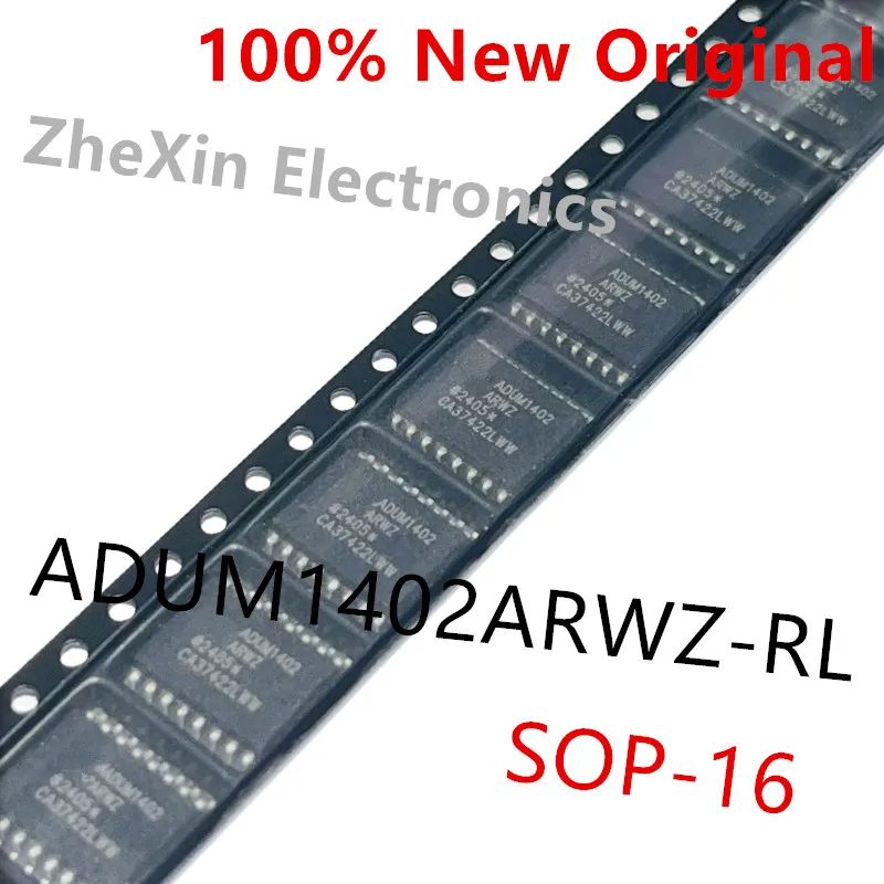 10PCS/Lot   ADUM1402ARWZ-RL 、ADUM1402BRWZ-RL 、ADUM1402CRWZ-RL   SOP-16   Brand new original digital isolator chip   ADUM1402