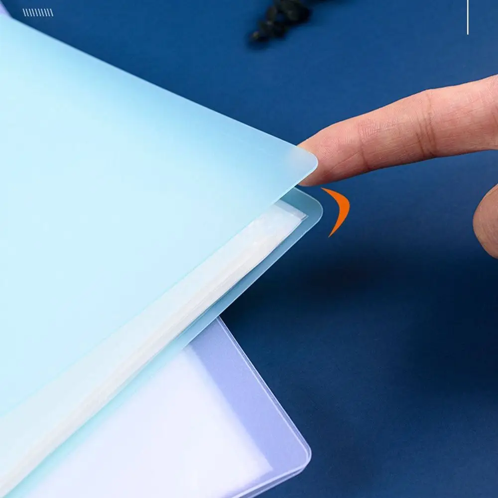 20/30/40/60/100 Pages A4 File Folder Large Capacity Multilayer Test Paper Storage Bag Multifunctional Waterproof