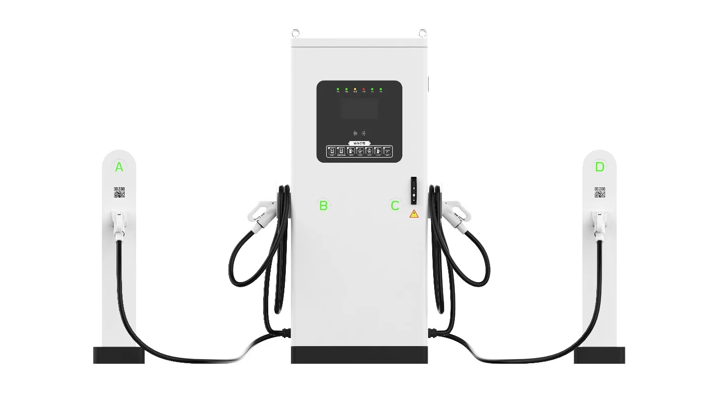 Customizable 160-320KW DC fast electric vehicle charging station Floor-to-ceiling electric vehicle charger 4-gun IP54 DC electri